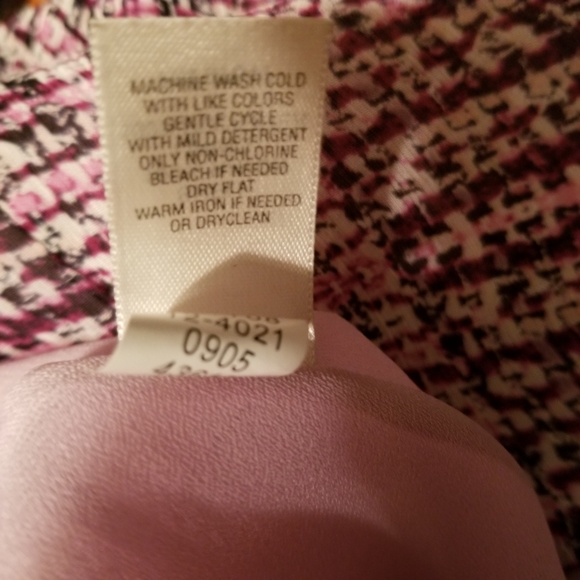 J Jill M Patterned Skirt Fully Lined - Picture 6 of 8